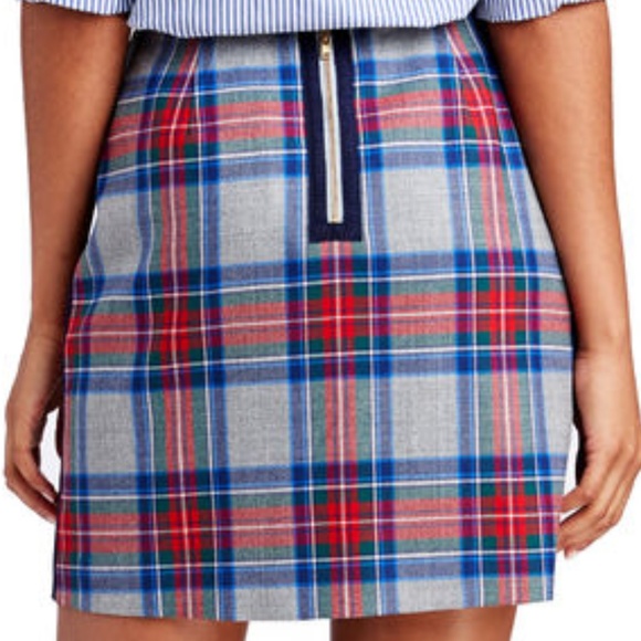 🌺Vineyard Vines Jolly Plaid Postage Stamp Skirt - Picture 4 of 7